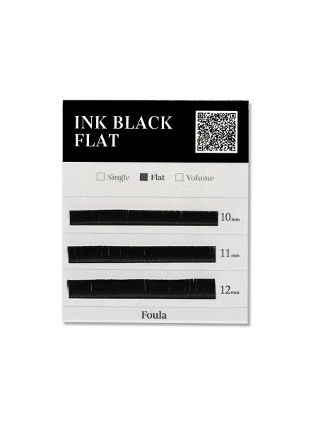 【Foula】Ink Black Flat Trial Size