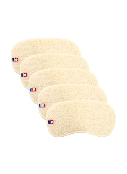 Imabari Forehead Towel (Natural) 5 pcs set