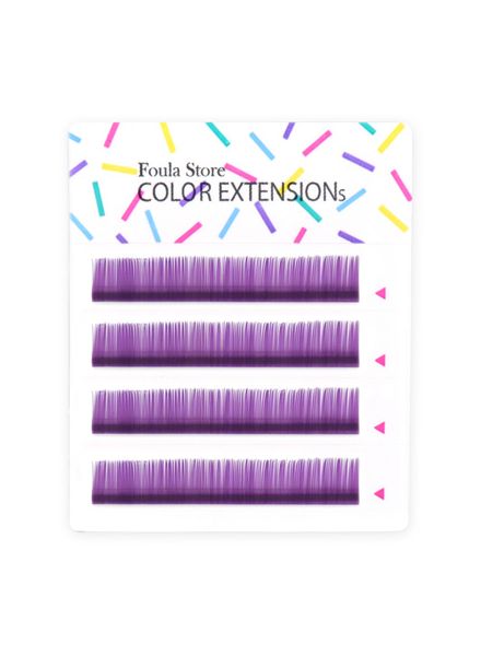 Color Lashes 4 Lines Purple