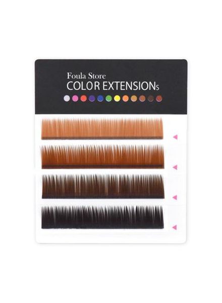 Color Lashes 4 Lines Brown MIX