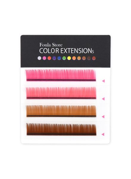 Color Lashes 4 Lines Cute