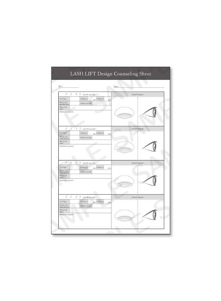 Design Counseling sheet (English)