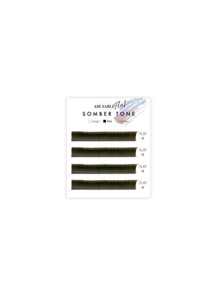 Air Sable Flat Khaki 4 Lines C curl 0.20mm×8mm